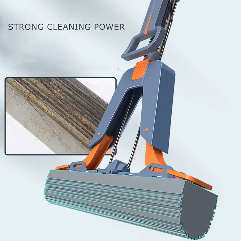 SwiftMop™ - Foldable Squeeze Mop