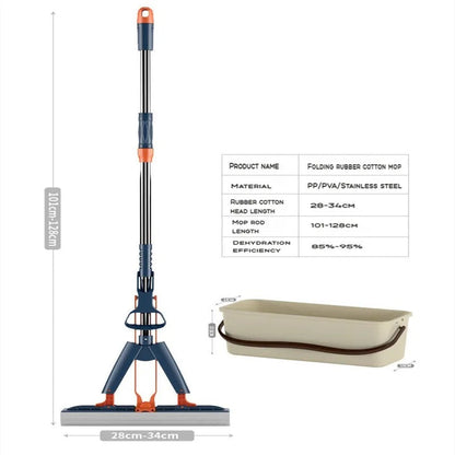 SwiftMop™ - Foldable Squeeze Mop