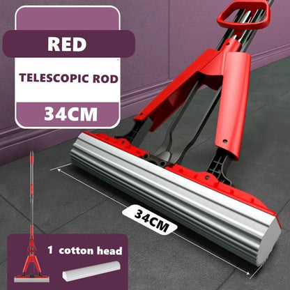 SwiftMop™ - Foldable Squeeze Mop